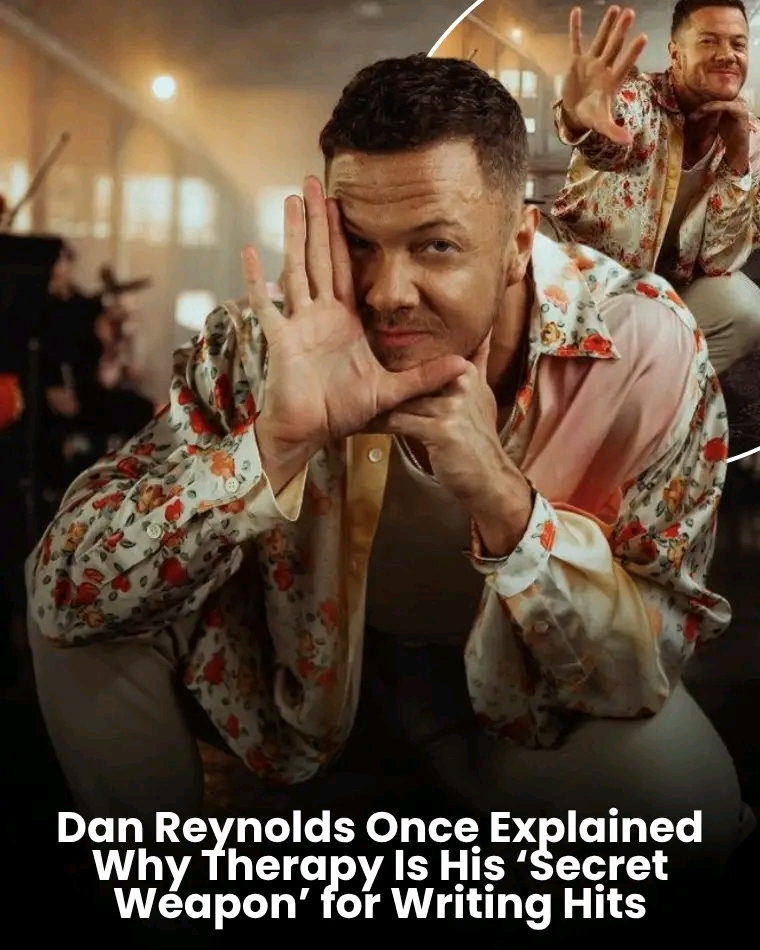 Imagine Dragons’ Dan Reynolds calls therapy his “secret weapon” for writing hits—since age 12, singing his feelings has been more healing than journaling alone. 🎶🧠 For him, music isn’t just art—it’s a lifeline, turning personal struggles into powerful songs that connect millions.
